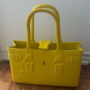 GREAT BAG Co Yellow Rubber Tote Bag